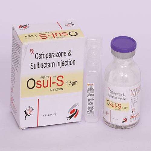 Product Name: OSUL S, Compositions of OSUL S are Cefoperazone & Sulbactam Injection - Biomax Biotechnics Pvt. Ltd