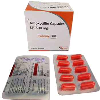 Product Name: Pazmox 500, Compositions of Pazmox 500 are  - Alencure Biotech Pvt Ltd