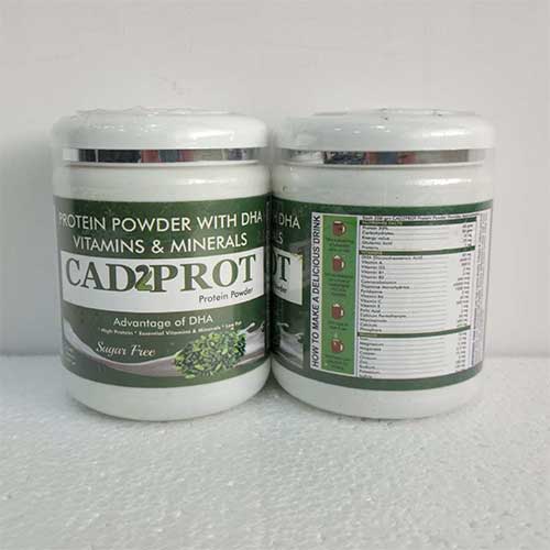 Product Name: CAD2PROT, Compositions of CAD2PROT are Protien Powder with  DHA Vitamins & Multimineral with Advantage - Caddix Healthcare