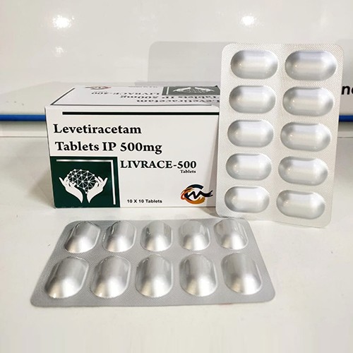 Product Name: Livrace 500, Compositions of Livrace 500 are Livetiracetam Tablets IP 500 mg - Cardimind Pharmaceuticals