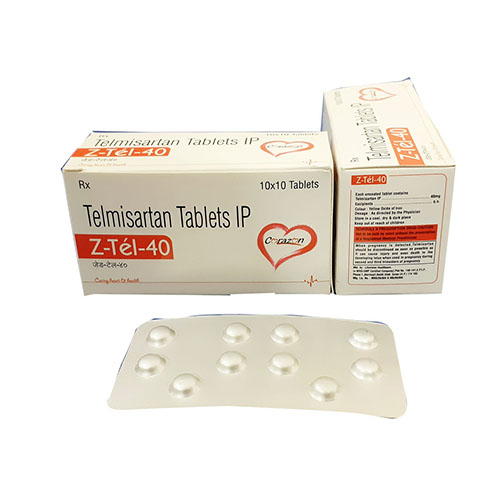 Product Name: Z Tel 40 , Compositions of Z Tel 40  are Telemisartan Tablets Ip - Arlak Biotech