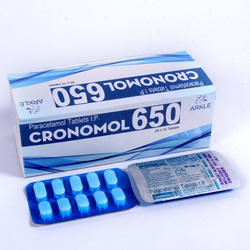 Product Name: Cronomol 650, Compositions of Cronomol 650 are paracetamol Tablets IP - Arkle Healthcare Private Limited