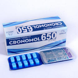 Product Name: Cronomol 650, Compositions of paracetamol Tablets IP are paracetamol Tablets IP - Arkle Healthcare Private Limited