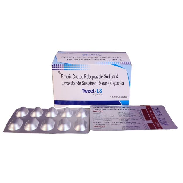 Product Name: Tweet ls, Compositions of Tweet ls are RABEPRAZOLE SODIUM 20MG LEVOSULPIRIDE 75MG - Paras Laboratories Ltd