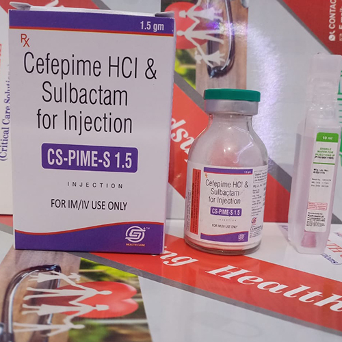 Product Name: CS PIME S 1.5, Compositions of CS PIME S 1.5 are Cefepime HCL and Sulbactam for Injection - C.S Healthcare