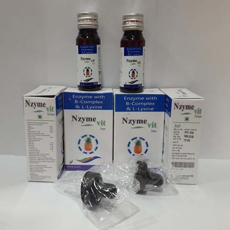 Product Name: Nzyme Vit, Compositions of Nzyme Vit are Enzyme with B-complex & L-Lysene - NG Healthcare Pvt Ltd