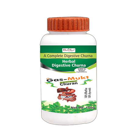Product Name: Gas Mukt, Compositions of Gas Mukt are Herbal Digestive Churna - Betasys Healthcare Pvt Ltd