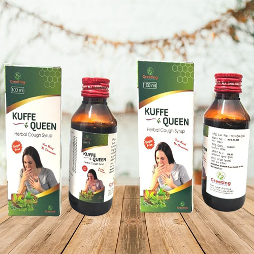 Product Name: Kuffe Queen, Compositions of Kuffe Queen are Herbal cough syrup - Medicamento Healthcare