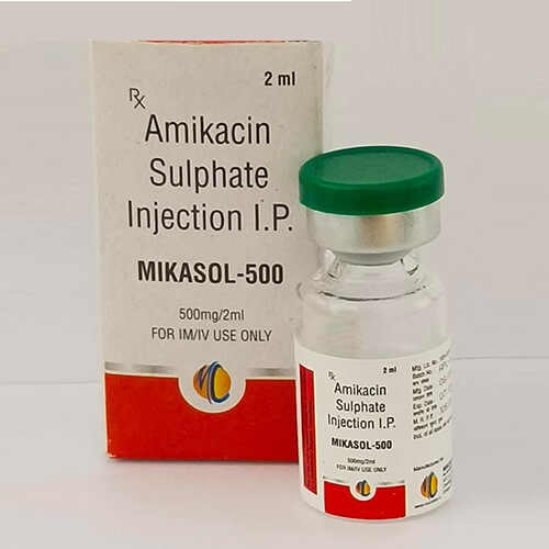 Product Name: Mikasol, Compositions of Mikasol are Amikacin Sulphate Injection I.P. - Macro Labs Pvt Ltd