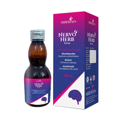 Product Name: Nervo Herb, Compositions of Nervo Herb are 100% Ayurvedic Formula - Sbherbals