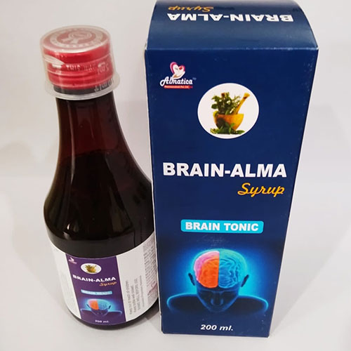 Product Name: Brain Alma, Compositions of Brain Alma are Brain tonic - Almatica Pharmaceuticals Private Limited