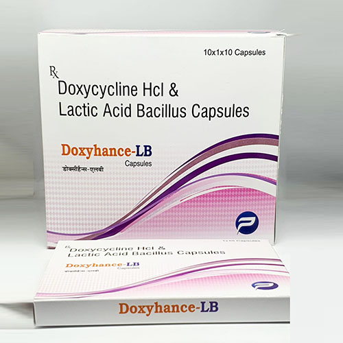 Product Name: Doxyhance, Compositions of Doxyhance are Doxylamine Hcl & Lactic Acid Bacillus Capsules - Pride Pharma