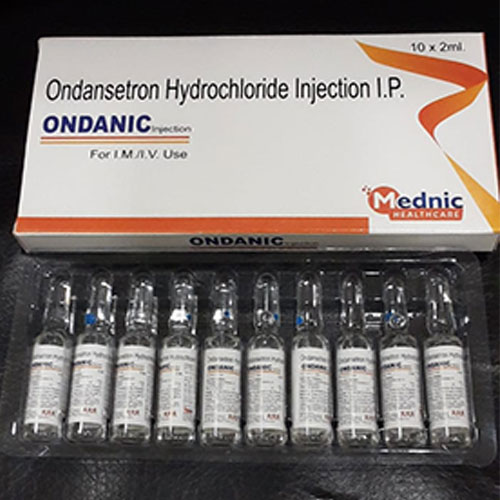 Product Name: Ondanic, Compositions of Ondanic are ondansetron hydrochloride - Mednic Healthcare Pvt. Ltd