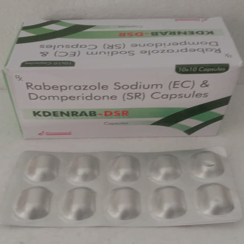 Product Name: Kdenrab DSR, Compositions of Kdenrab DSR are Rabeprazole Sodium & Domperidone - Denmed Pharmaceutical