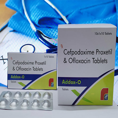 Product Name: Addox O, Compositions of Addox O are Cefpodoxime Proxetil & Ofloxacin - Healthkey Life Science Private Limited