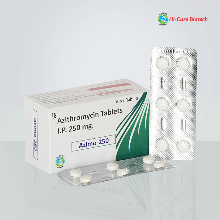 Product Name: AZIMO 250, Compositions of AZIMO 250 are AZITHROMYCIN 250MG - Reomax Care