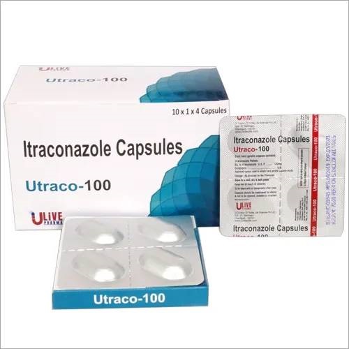 Product Name: Utraco 100, Compositions of Utraco 100 are Itraconazole-Capsule - Yodley LifeSciences Private Limited
