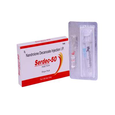 Product Name: Serdec 50, Compositions of Serdec 50 are Nandrolone Decanoate Injection IP - ISKON REMEDIES