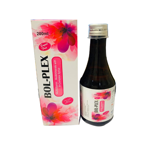 Product Name: BOLPLEX, Compositions of BOLPLEX are Multivitamin, Multiminerals with B-Complex Syrup - Tecnex Pharma