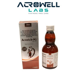 Product Name: Acrorich 9G, Compositions of Acrorich 9G are Ginseng, Green Seed Extract, Grape Seed Extract, Ginkgo Biloba, Garlic Powder, Guggul, Ginger Root Extract, Green Coffee Bean Extract, Glycyrrhiza Glabra Extract, Lycopene, Omega-3 Fatty Acid, Essential Amino Acid, Methylcoba - Acrowell Labs Private Limited