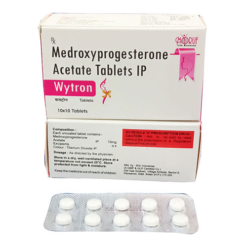 Product Name: Wytron, Compositions of Wytron are Medroxyprogesterrone Acetate - Arlak Biotech