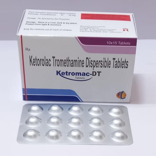 Product Name: Ketromac DT, Compositions of Ketromac DT are Ketrolac Tromethamine Dipersible Tablets  - Macro Labs Pvt Ltd