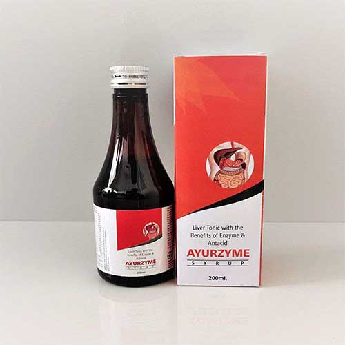 Product Name: Ayurzyme, Compositions of Ayurzyme are Liver Tonic with the Benifits of Enzyme &  Antacid - Caddix Healthcare