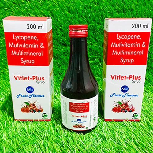 Product Name: Vitlet Plus, Compositions of Vitlet Plus are Lycopene, multivitamine & Multimineral  - Gvans Biotech Pvt. Ltd