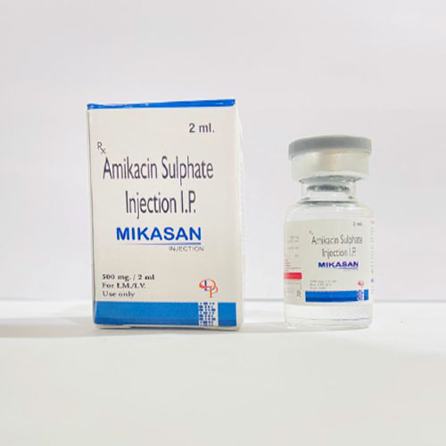 Product Name: Mikasan, Compositions of Mikasan are Amikacin Sulphate Injection I.P. - Disan Pharma