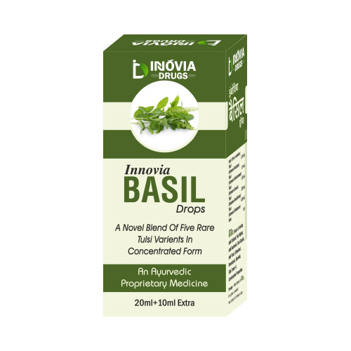Product Name: Innovia Basil, Compositions of Innovia Basil are An Ayurvedic Proprietary Medicine - Innovia Drugs