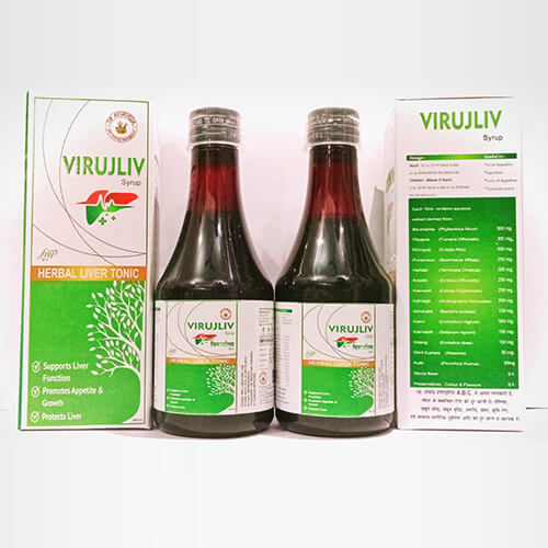 Product Name: Virujliv, Compositions of Virujliv are Herbal Liver Tonic - DP Ayurveda
