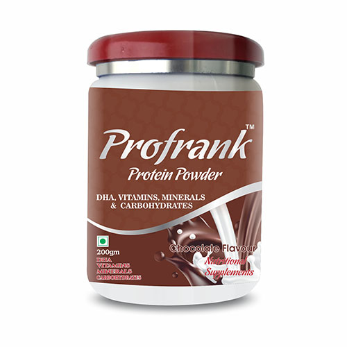 Product Name: Profrank, Compositions of Profrank are DHA,Vitamins,Minerals & Carbohydrates - Biofrank Pharmaceuticals (India) Pvt. Ltd