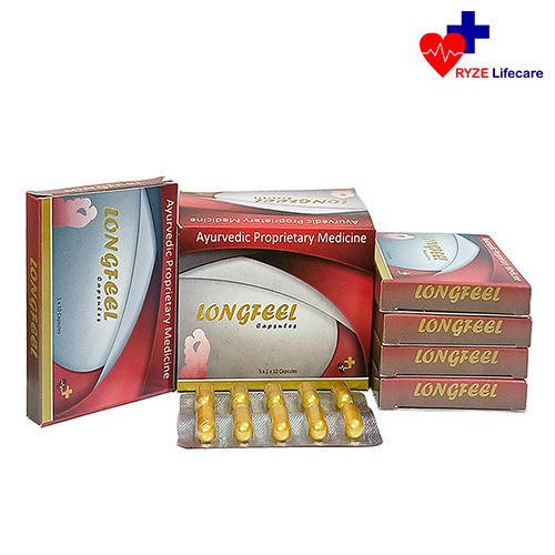 Product Name: LONGFEEL, Compositions of LONGFEEL are Ayurvedic Proprietary Medicine - Ryze Lifecare