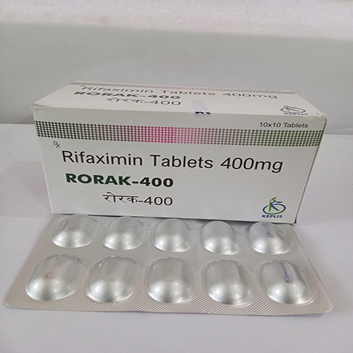 Product Name: RORAK 400, Compositions of RORAK 400 are Rifaximin Tablets 400 mg - Arlig Pharma
