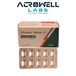 Product Name: Acroflox 200, Compositions of Acroflox 200 are Ofloxacin Tablets IP - Acrowell Labs Private Limited