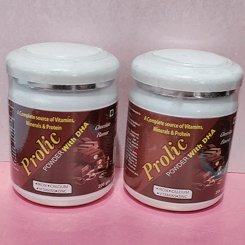Product Name: Prolic, Compositions of Prolic are A Complete Source of vitamins Minerals & Protein  - Anabolic Remedies Pvt Ltd