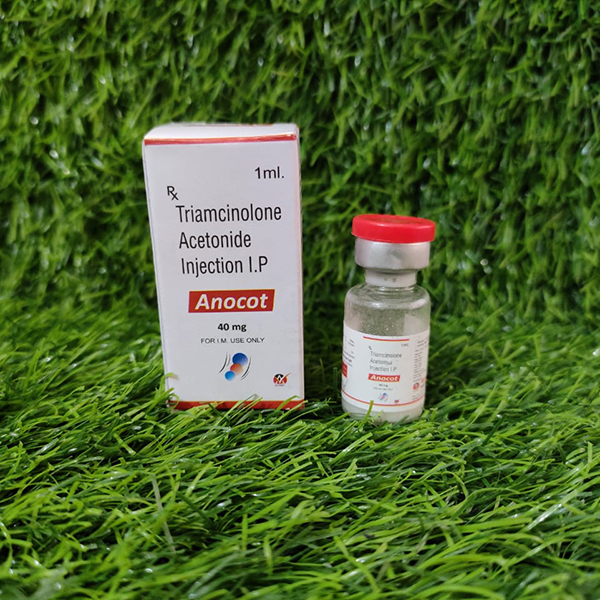 Product Name: Anocot, Compositions of Anocot are Triamcinolone Acetone Injection IP - Anista Healthcare
