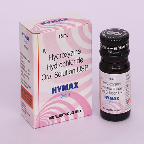 Product Name: HYMAX, Compositions of HYMAX are Hydroxyzine Hydrochloride  Oral Solution USP - Biomax Biotechnics Pvt. Ltd