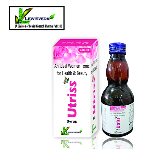 Product Name: Utriss, Compositions of Utriss are An Ideal woman tonic for Health & Beauty - Lewis Bioserch Pharma Pvt. Ltd