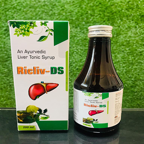 Product Name: Ricliv DS, Compositions of Ricliv DS are An Ayurvedic Liver Tonic Syrup - Aseric Pharma