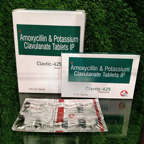 Product Name: Clavtic 625, Compositions of Clavtic 625 are Amoxycillin & Potassium Clavulanate Tablets IP - Crossford Healthcare