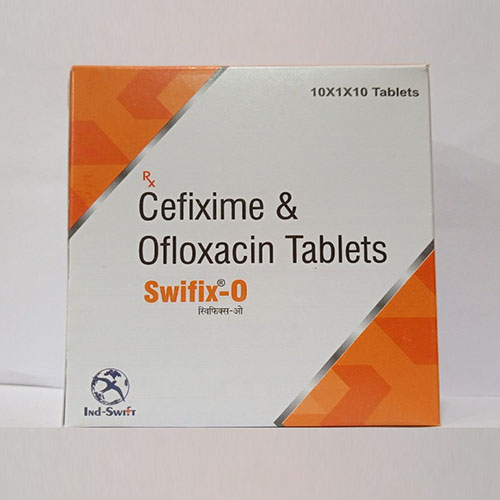 Product Name: Swifix 0, Compositions of Swifix 0 are Cefixime & Ofloxacin Tablets - Yazur Life Sciences