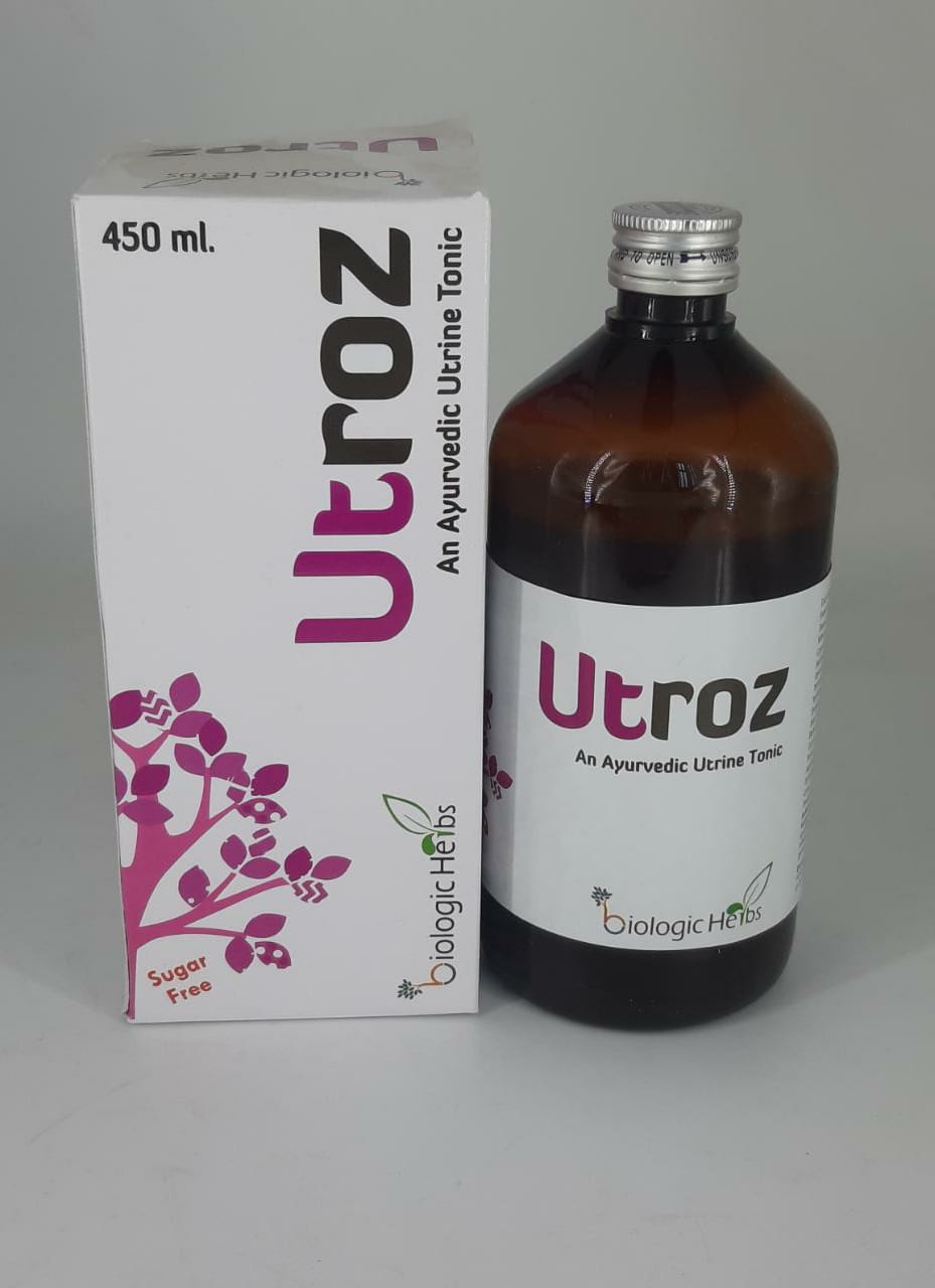 Product Name: Utroz, Compositions of Utroz are An ayurvedic Uterine Tonic - Biodiscovery Lifesciences Pvt Ltd