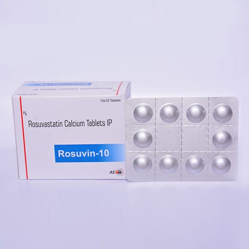 Product Name: Rosuvin 10, Compositions of Rosuvin 10 are ROSUVASTATIN 10mg - Aeon Remedies
