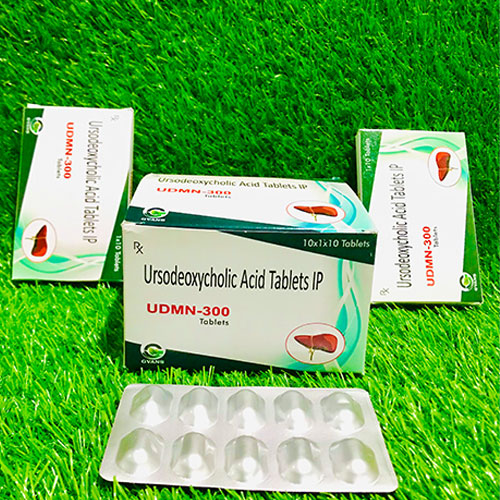 Product Name: Udmn 300, Compositions of Udmn 300 are Ursodeoxycholic Acid  - Gvans Biotech Pvt. Ltd