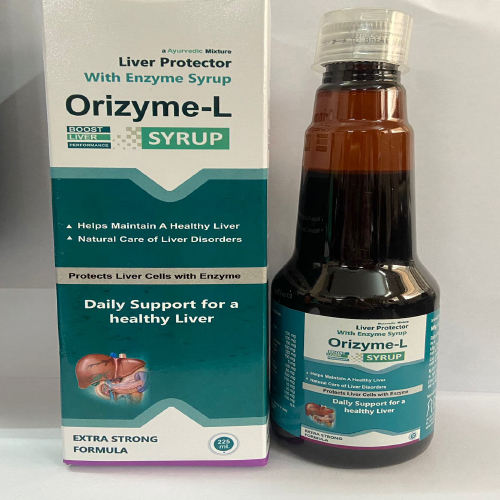 Product Name: Orizyme L, Compositions of Orizyme L are Liver Protector With Enzyme Syrup  - Orison Pharmaceuticals