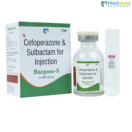 Product Name: BOCPOSE S, Compositions of Cefoperazone & Sulbactam for Injection are Cefoperazone & Sulbactam for Injection - Medxone Healthcare
