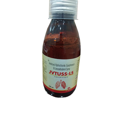 Product Name: Jv Tuss Ls, Compositions of Jv Tuss Ls are Ambroxal Hydrochloride,Guaiphenesin & Levosulbutamol Syrup - JV Healthcare