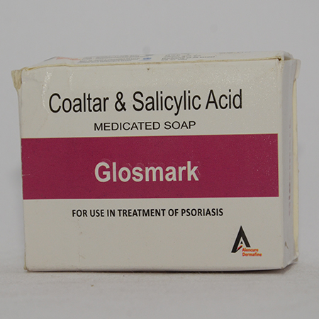 Product Name: GLOSMARK, Compositions of GLOSMARK are Coaltar & Salicylic Acid - Alencure Biotech Pvt Ltd
