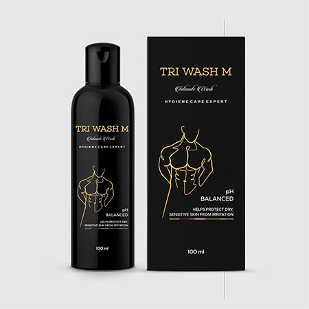 Product Name: Tri Wash M, Compositions of Tri Wash M are Helps protect dry, sensitive skin from irritation - Triglobal Lifesciences (opc) Private Limited
